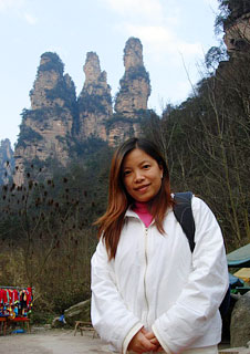 Our Staff in Zhangjiajie, Hunan