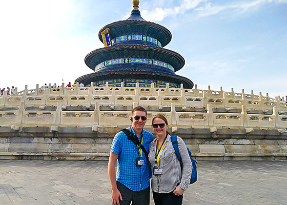 Our Guests at Temple of Heaven