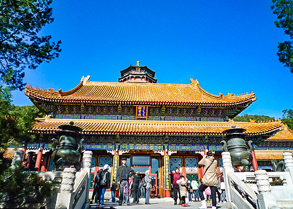 Hall of Dispelling Clouds in Summer Palace