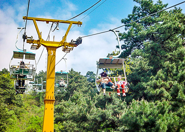 The Chair Lift of Mutianyu