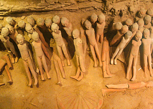  Tomb Figures in Yangling Museum of Han Dynasty