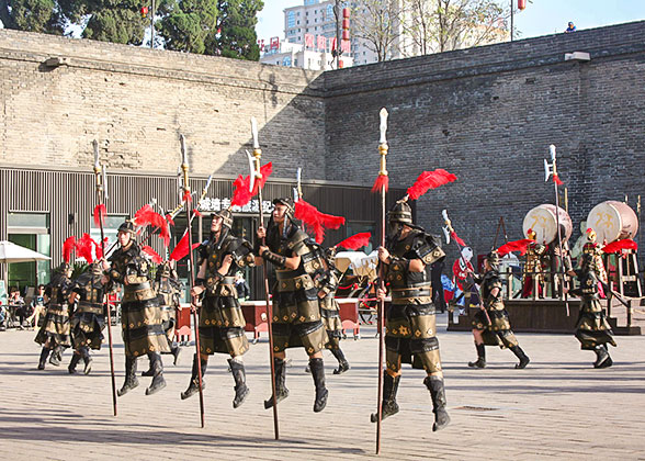 Performance of Xi'an City Wall