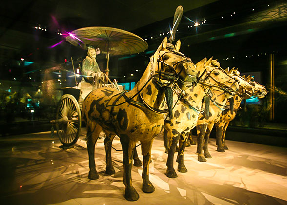 Bronze Chariots and Horses