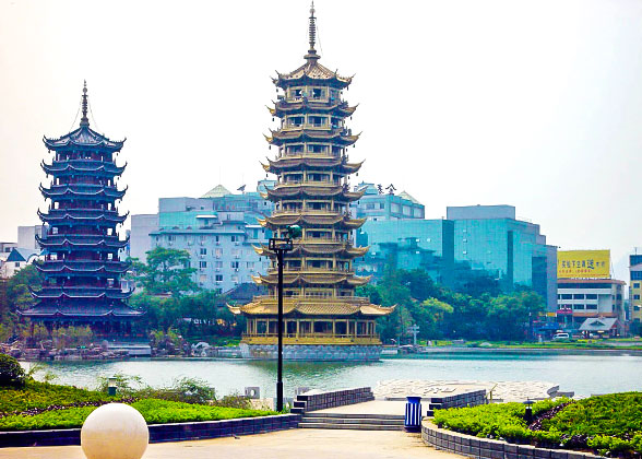 Twin Pagodas, Guilin