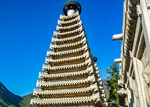 Diamond Seat Pagoda in Xiangshan Park