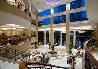 Lobby of the Sheraton Lido